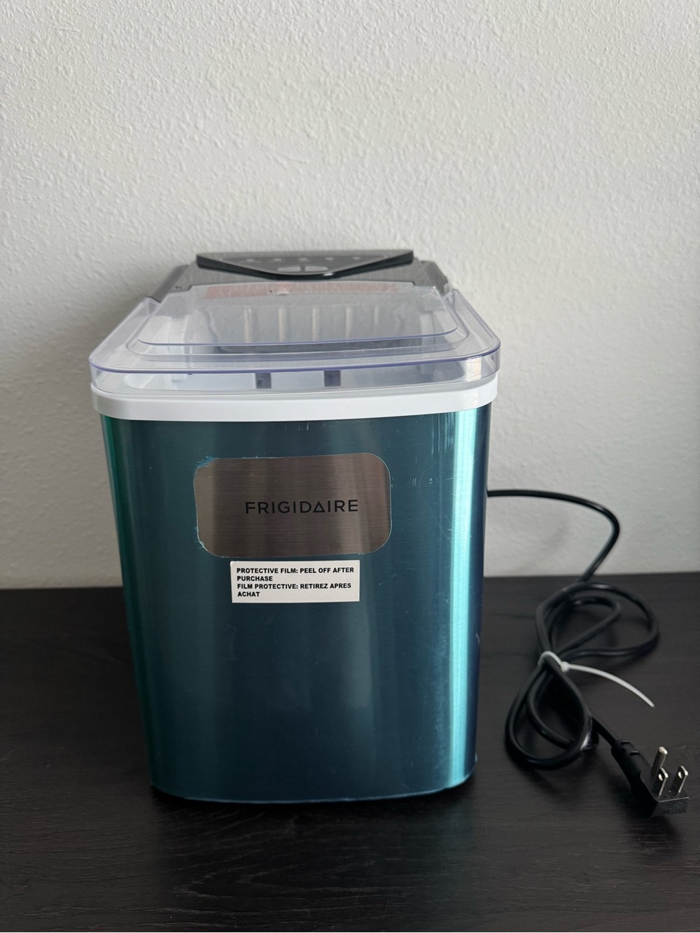 Frigidaire Compact Countertop Ice Maker in Stainless Steel